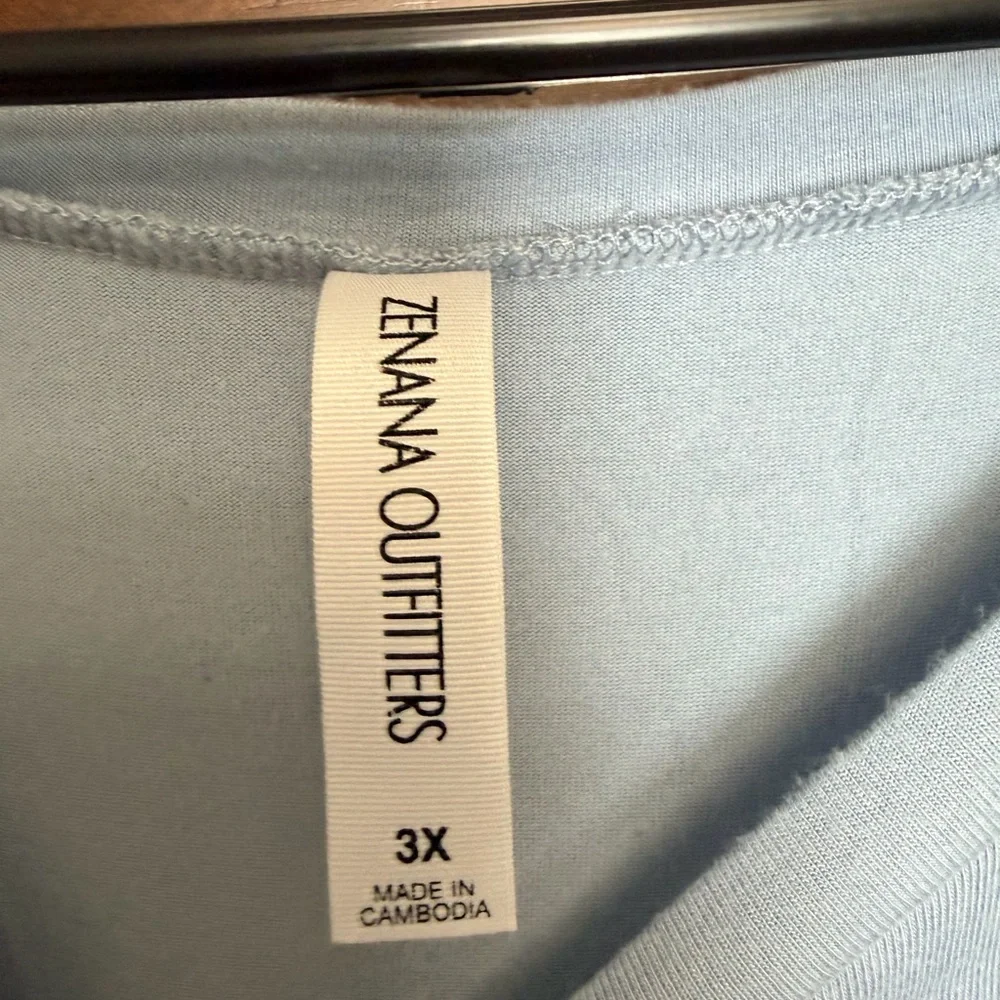 Zenana Outfitters Light Blue Maxi Dress - Picture 2 of 5